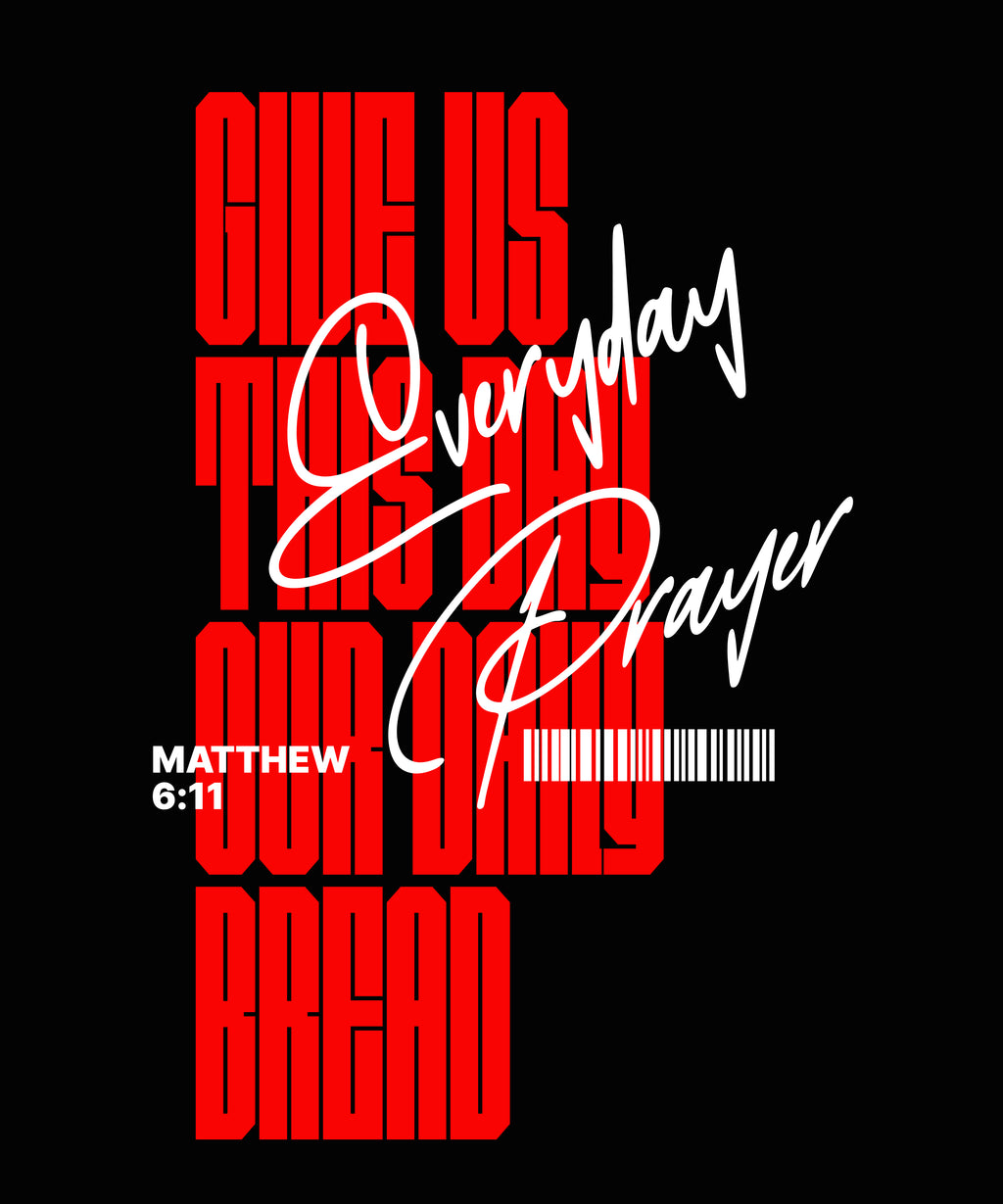 Wall Print – Give Us This Day Our Daily Bread (Matthew 6:11)